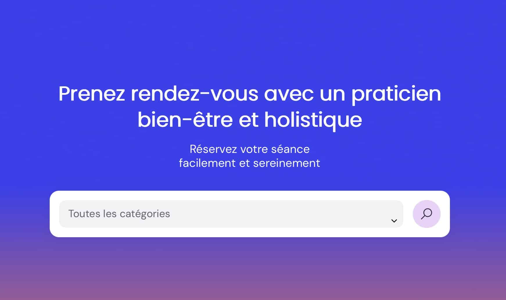 Sybil : Prenez rendez-vous avec un praticien bien-être et holistique